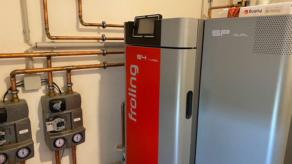 Energieeffiziente Wärmepumpenanlage